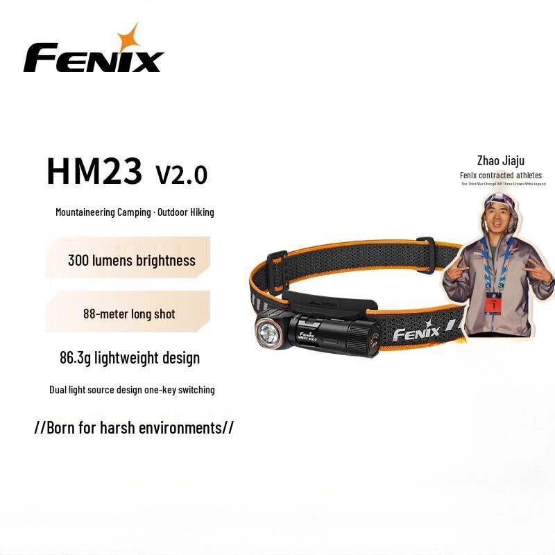 Перезаряжаемый светодиодный налобный фонарь Fenix HM23 V2.0