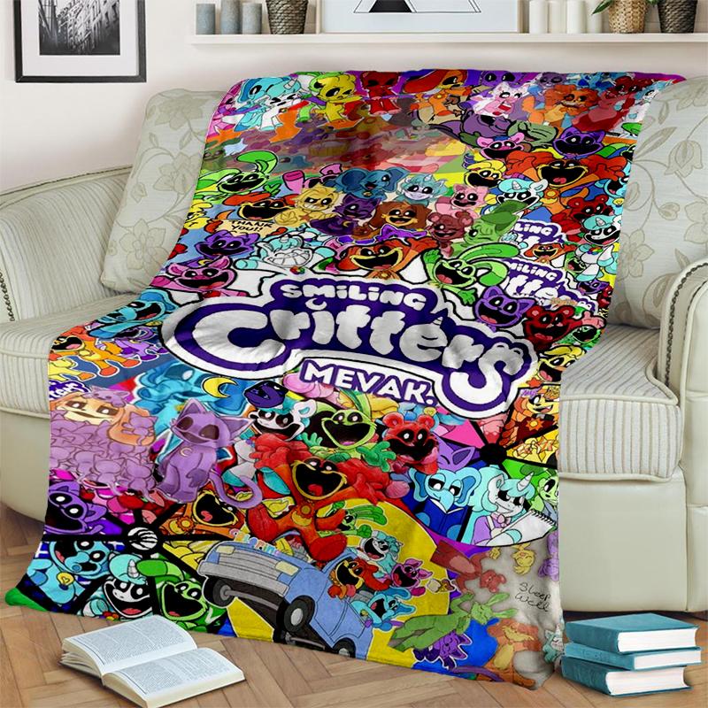 29 Style New Cute S-Smiling C-Critters Catnap Craftycorn Cartoon Blanket,Soft Throw Blanket for Home Bedroom Bed Sofa Kids