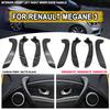 Для Renault Megane 3 III Fluence 2008-2016 Внутренняя Передняя Левая Правая Ручка Двери ide Внешняя Крышка 809600015R 197012651