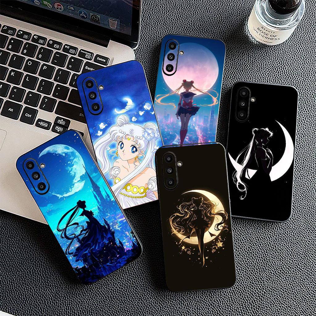 Обои S-Sailors Чехол для телефона Луна для Motorola Moto Edge 50 30 Fusion 40 NEO Ultra Pro E14 G20 E15 G35 G84 G13 G53 Мягкий чехол