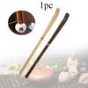 Кухонная утварь Специи Гаджет Руководство Ручная работа Ложка для матча Лист Лопатка Черное бамбуковое дерево Палочки для чая