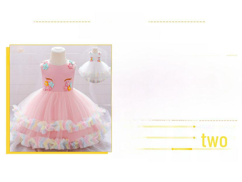 Праздничное платье для девочек с единорогом - Детская юбка и платье с рисунком единорога