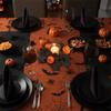 Simulated Maple Leaf Halloween Candle Wreath Artificial Wreath Ornament  Festival