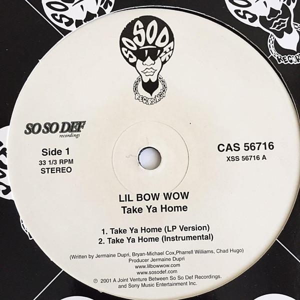 12inch Record LIL' BOW WOW - Take Ya Home CAS56716 So So Def 2001 US Rap & Hip-Hop/R&B Used