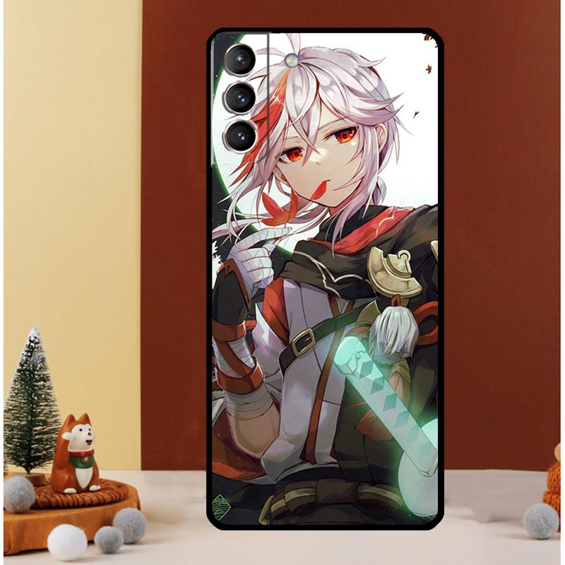 Genshin Impact Kaedehara Kazuha Case For Samsung Galaxy S25 Ultra S23 S20 FE S21 S22 S24 Plus S9 S10 S25 FE Cover Funda