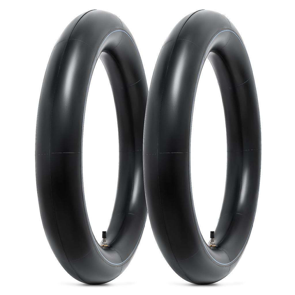 PaoWin Tubes with Thick Wall and TR4 Fits Motorcycle Compatible with and Motorcycles and Mopeds 2-Piece Set, 4.10-18 Valves, 4.10/4.50-18 120/80-18
