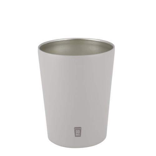 CB Japan Tumbler, Beige, 300ml, Small, Convenience Store Coffee Cup, Stainless Steel, Vacuum Insulated, GOMUG