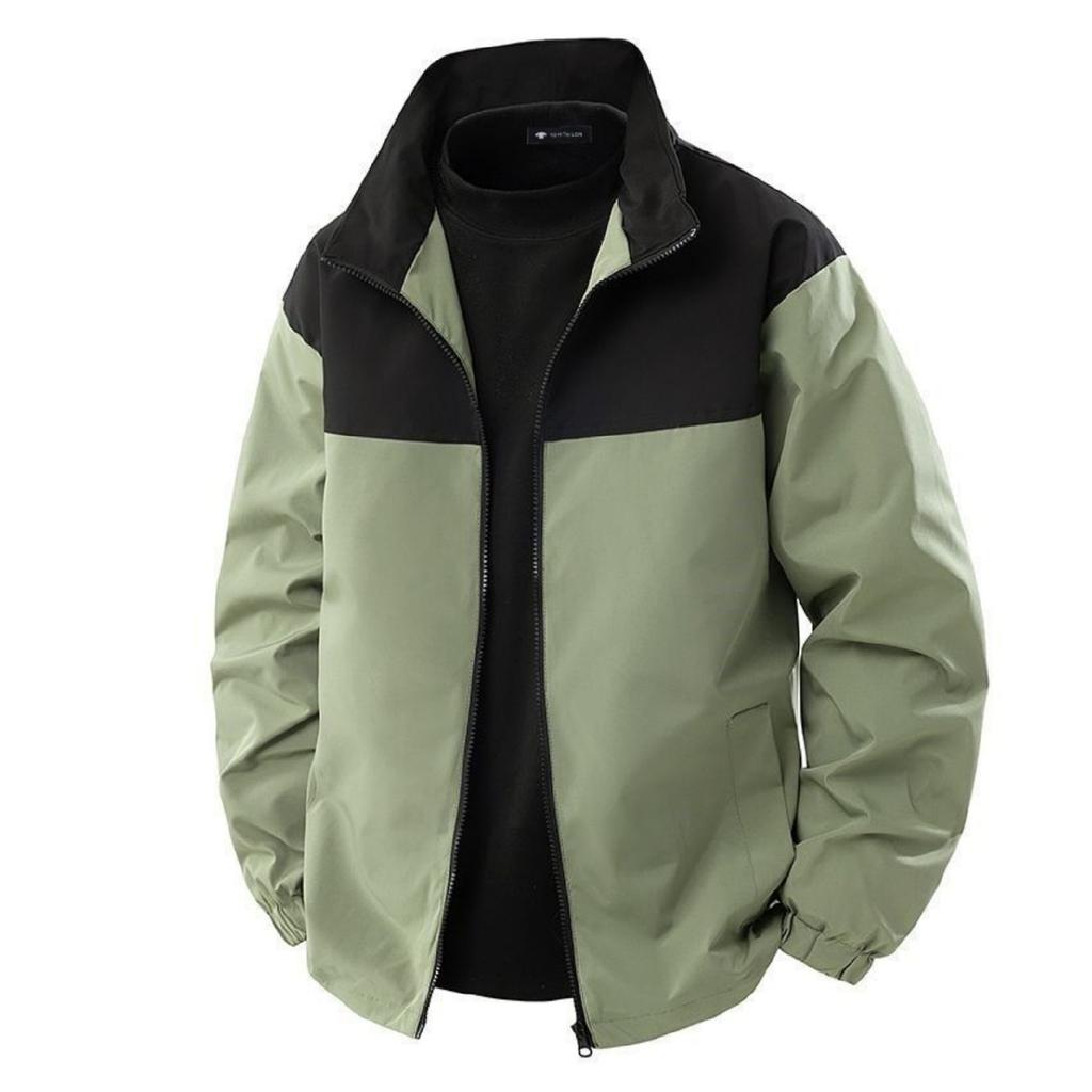 Men's And Women's Color-matched Casual Long-sleeved Down Jacket, Outdoor Sports Windproof And Waterproof Zipper Jacket