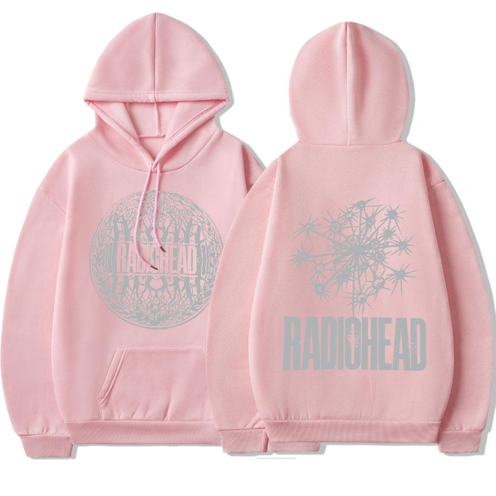 Винтажная толстовка с капюшоном для рок-группы Radiohead в стиле хип-хоп, толстовка с принтом музыкального альбома в стиле Харадзюку, уличная одежда унисекс, большие толстовки с длинными рукавами