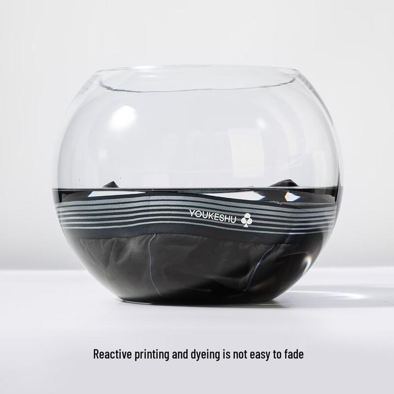 Youkeshu Мужские модальные трусы-боксеры, 3 шт.