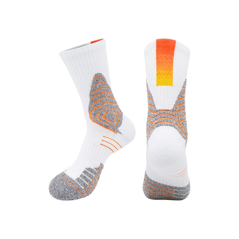 Adult Basketball Socks Actual Training Socks Children Towel Bottom Sweat Absorbing Shock Non-Slip Sports Socks Men