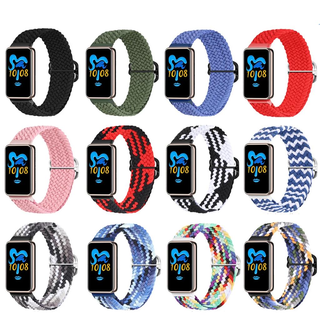 Эластичный нейлоновый ремешок Solo для браслета Honor Band 9 Женский Мужской Плетеный ремешок-петля с металлической застежкой для Honor Band 10 Correa