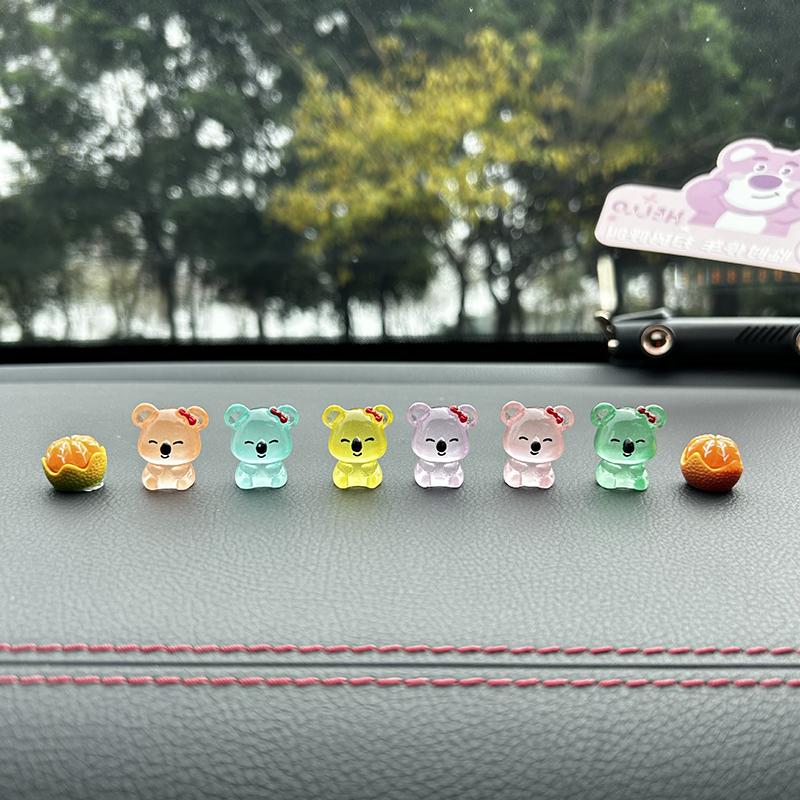 1 шт. красочные светящиеся коалы микро ландшафтные аксессуары уличный миниатюрный декор светящийся в темноте украшение для сада своими руками фея