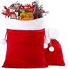 Christmas Decorative Backpack Drawstring Large Christmas Bag, Santa Claus Gift Bag, Christmas Decorative Gift Bag