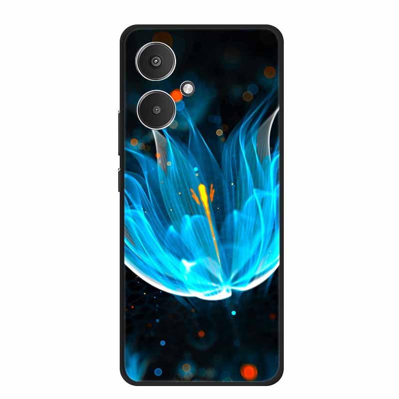 Чехол для телефона Xiaomi Redmi 13C 5G 13 C 6.74" Черный Силиконовый Мягкий Задний Чехол-Крышка Для Xiaomi Redmi 13R Чехол 13 R Ударопрочный Capa