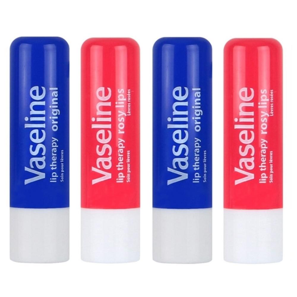 Vaseline Lip Therapy Original Rosy Lip Balm 2-piece Set, Original, Rosy, 4.8g, 1 Set