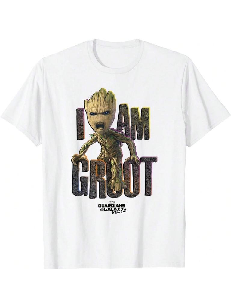 Guardians Vol.2 I AM GROOT Cute Angry T-Shirt C1 T-Shirt