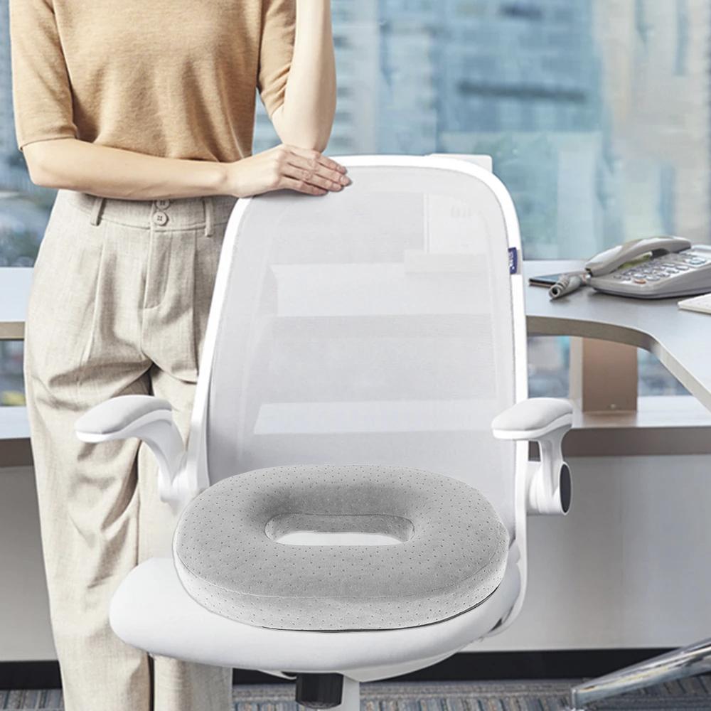 Подушка-кольцо из пены с памятью, медицинская подушка для сиденья при геморрое, облегчение боли в копчике, подушка-кольцо, подушка против пролежней, подушка для стула/автомобиля