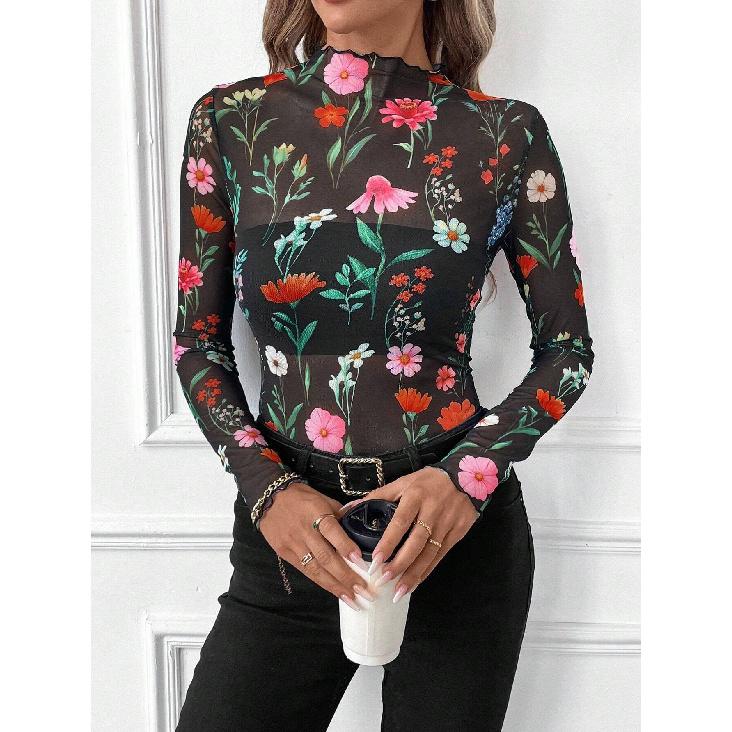 Весна и осень новый женский универсальный длинный рукав повседневный деловой дорожный элегантный комфорт сексуальный низ рубашка топ