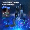 K9 Gaming Headset, Wired Over-Ear Headphones with Detachable Cat Ears, Noise Cancelling Microphone, RGB Backlight, Surround Sound for PC PS5 PS5 Xbox