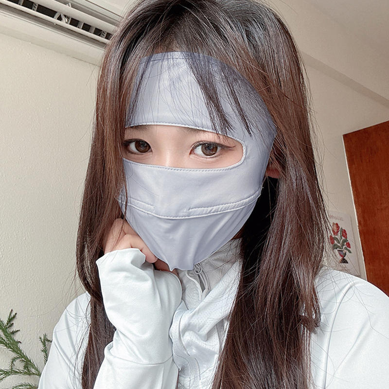 Солнцезащитная маска для защиты всего лица от солнца, защитная маска от ультрафиолета для мужчин и женщин, регулируемая спортивная защита от солнца для светлой кожи