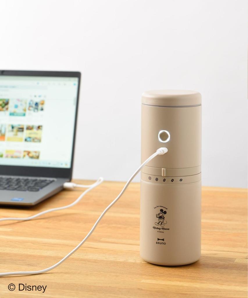 BRUNO Bruno DISNEY Disney Coffee Electric Mill Personal Coffee Maker Present Gift Beige BHK310-BE