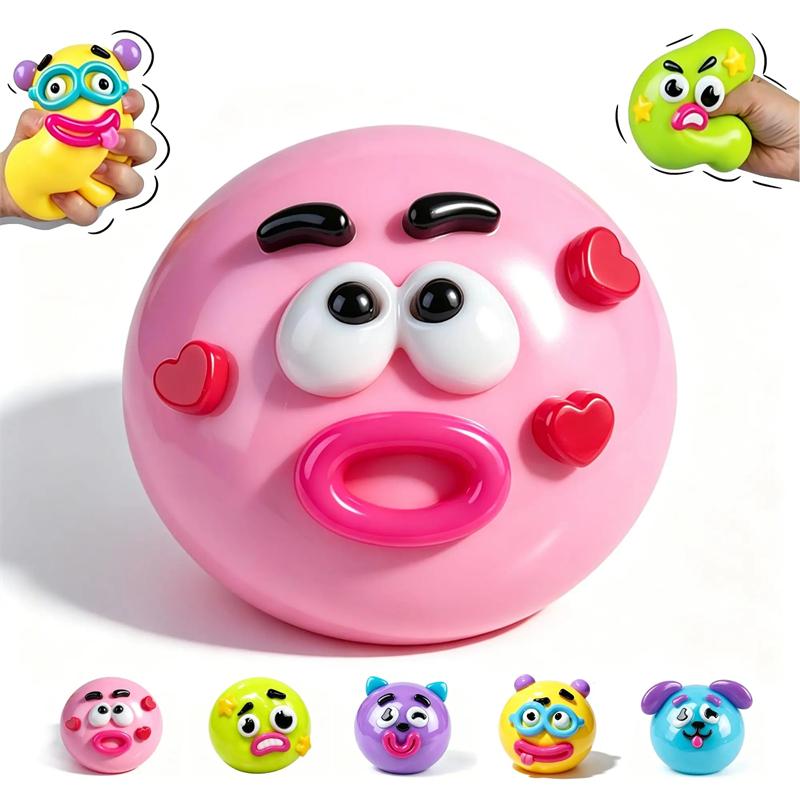 НОВИНКА Smushers Squishy, Игрушка-сквиши «Собачья мордочка» из коллекции Curiosities, Мягкая, Формируемая, Милая, Медленно восстанавливающая форму, Игрушка для сжатия, Расслабляющая, Сенсорная