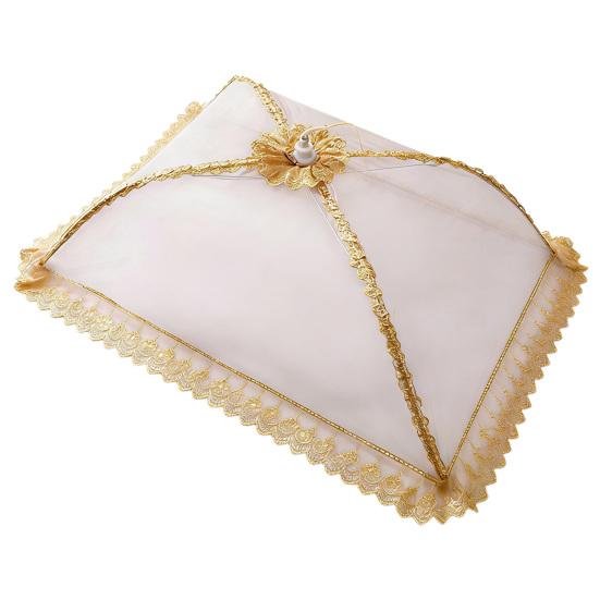 Складная сетчатая крышка для еды, многоразовая, отпугивающая насекомых, защита для еды на открытом воздухе