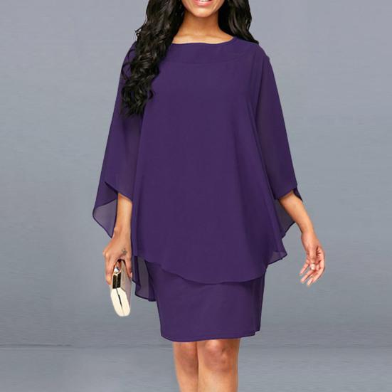 Вечернее платье с круглым вырезом, рабочая одежда, мягкая классическая женская одежда из двух частей, уличная одежда