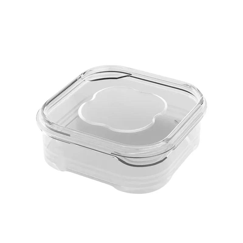 1/10 шт. Маленькие контейнеры для хранения продуктов Холодильник Замороженное мясо Овощи Контейнер для сохранения свежести Прозрачный кухонный герметичный контейнер для хранения