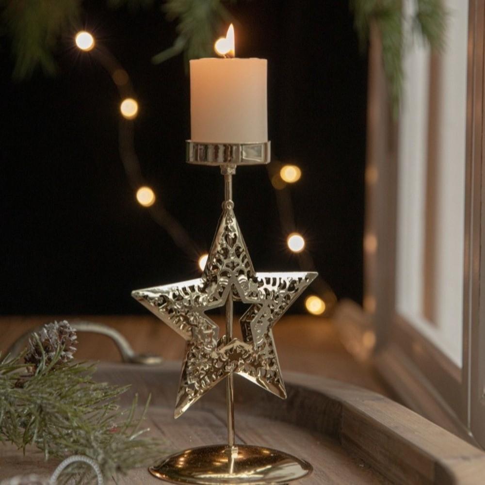 Iron Candlestick Stand Gold Candle Stand Gifts Metal Candle Holder  Table Decoration