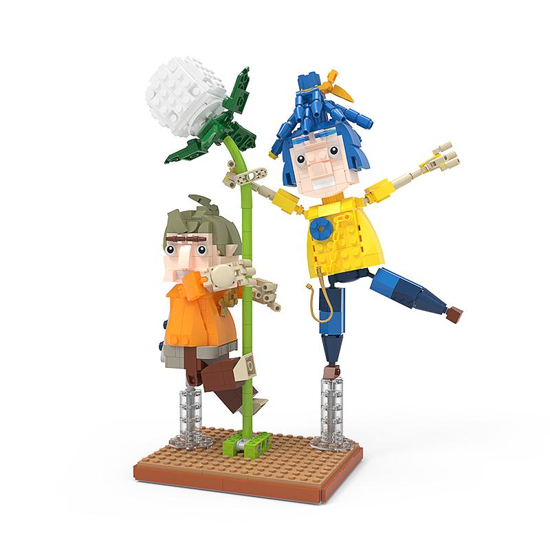 GSBAN Творческая Игра Коди Требуются Мама И Папа Сяомэй Фигурки Две Модели MOC Строительные Блоки Игрушки для Взрослых Подарки