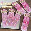 Cross-Border Girls' Cartoon Jewelry Set: Pearl Necklace, Bracelet & Hair Tie - Princess Pink Collection