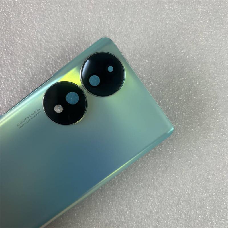Задняя стеклянная крышка для Honor 70 Honor70, Задняя крышка корпуса с отсеком для аккумулятора, Задняя крышка корпуса FNE-AN00 + Крышка объектива камеры