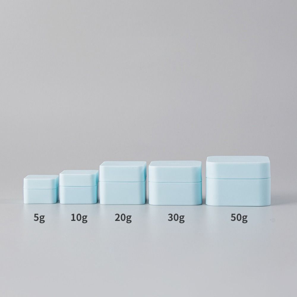 Разноцветная пустая коробка из пластика, пустой контейнер, многоразовая бутылка, банка для макияжа, крем для лица