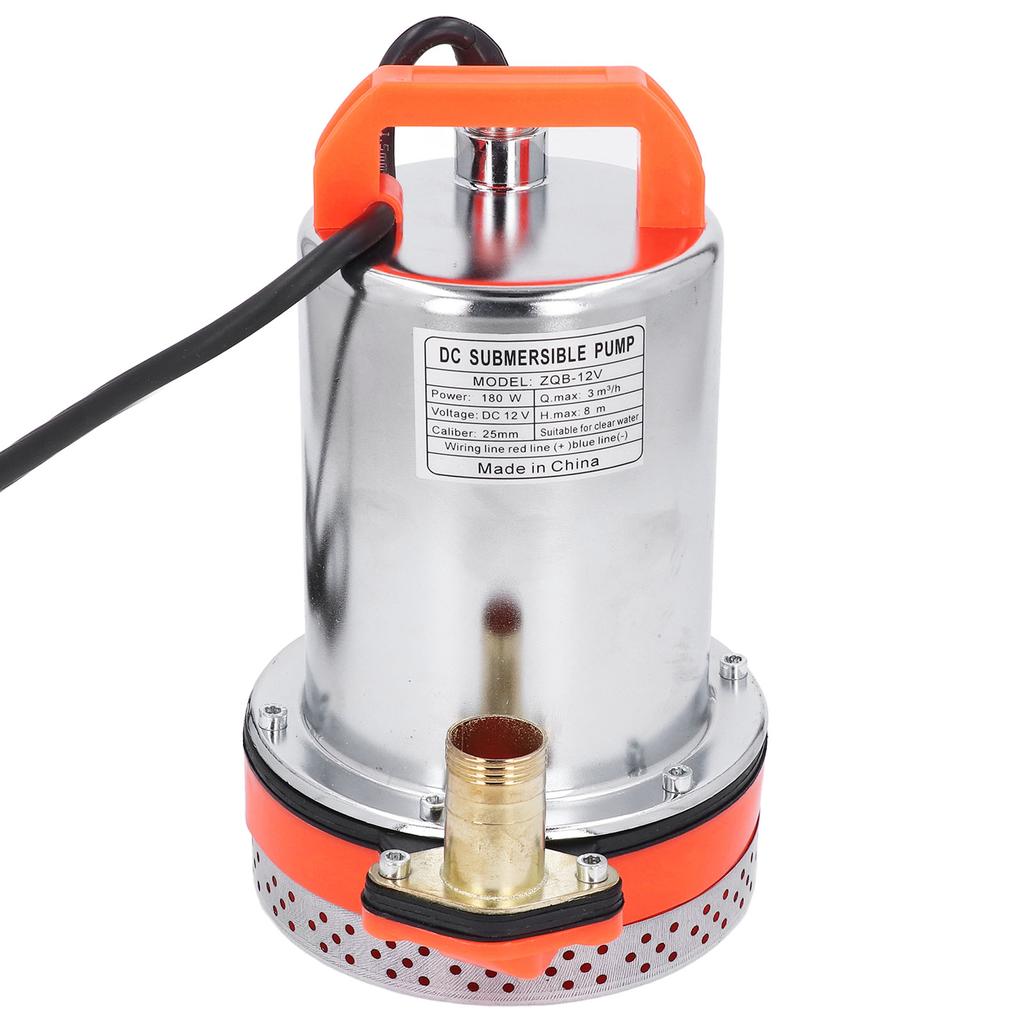 12 В солнечный погружной насос 180 Вт 1 дюйм выход 8 м подъем солнечный водяной насос для орошения сада