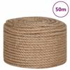 VidaXL Jute Rope 50 M Long 12 Mm Thick 153754