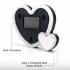 Solar Powered Solar Powered Car Light Type-C Rechargeable Wireless Car Decoration  For Car Window
