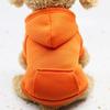 Trendy Fleece Sweatshirt for Pets - Autumn/Winter Sports Style for Dogs and Cats