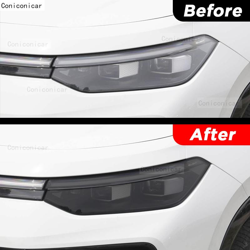Car Headlight Tint Anti-Scratch Protective Cover Film Self Healing TPU Stickers For Volkswagen Tayron 2025 Accessories