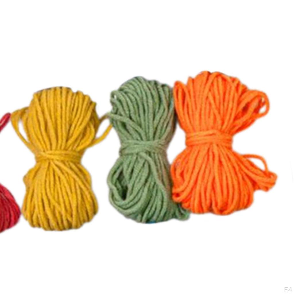 Акриловая мини-пряжа для начинающих, вязаная крючком, портативная, красочная, мягкая, шерстяная нить для вязания