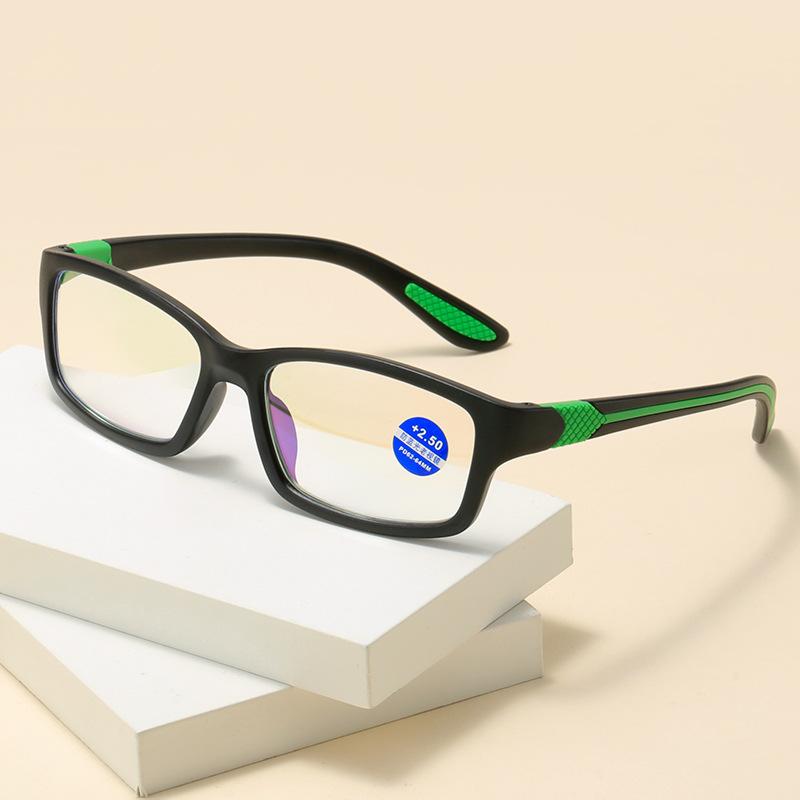Модные мужские спортивные очки для чтения унисекс винтажные сверхлегкие очки TR90 для гиперметропии женские ретро квадратные очки HD для пресбиопии