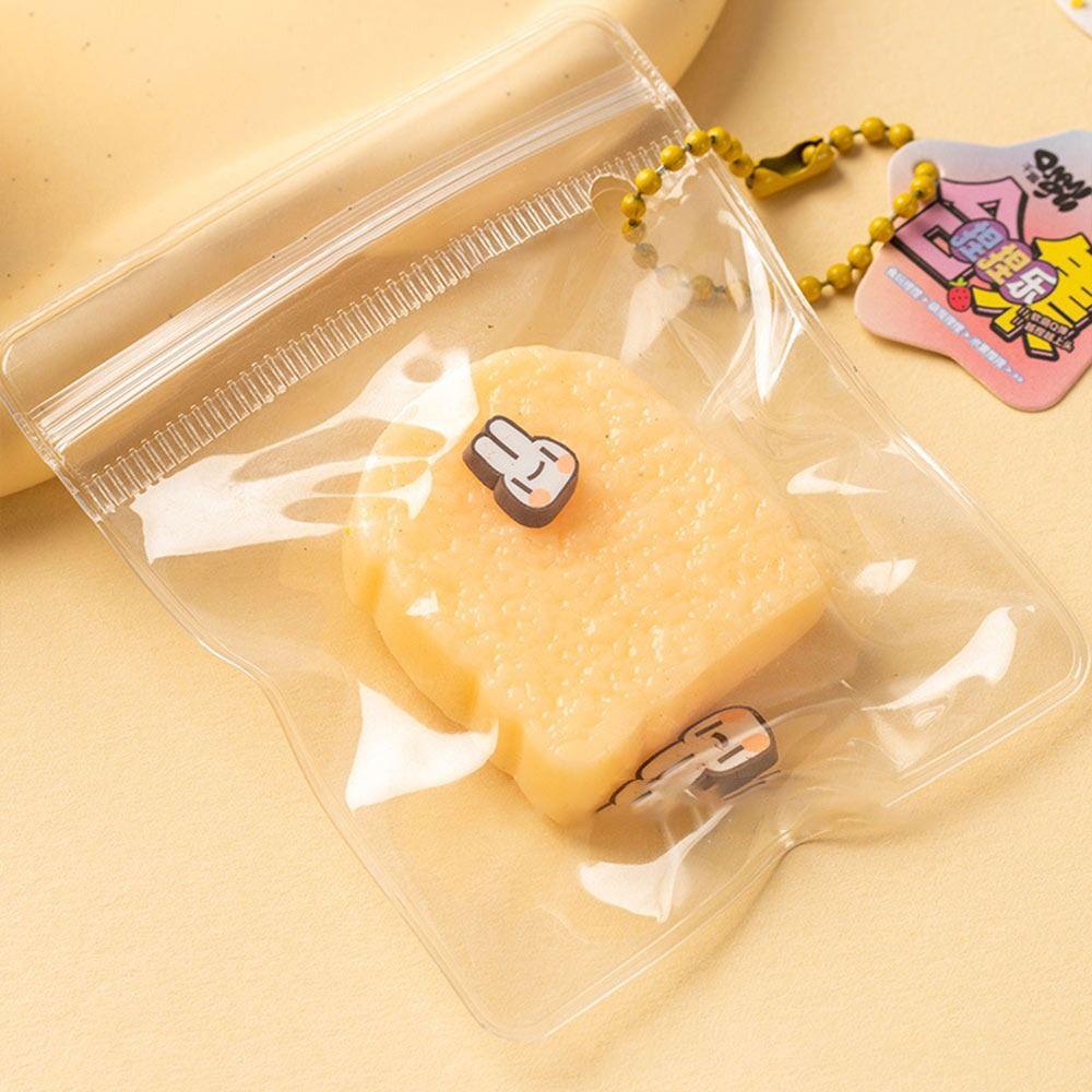 Медленно восстанавливающийся подвесной кулон-щипок, симуляция хлеба, игрушка для снятия стресса, новый щипковый пакет, подарок