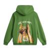 Li Ning Anti-Five Series Casual Comfortable Versatile Hooded Pullover Sweatshirt Men Sweatshirt Green AWDUA21-2