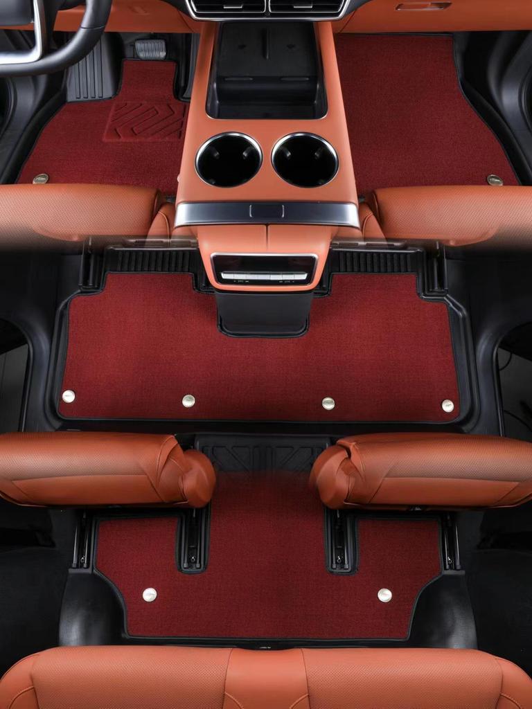 Durable, dirt-resistant, easy-clean, TPE eco-friendly anti-slip floor mats for 2025 Volkswagen Teramont Pro.