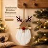 Bohemian Style Wall Decorative Tapestry Handwoven Deer Macrame Wall Hanging Wall Art Santa Claus Christmas Tree Tapestry