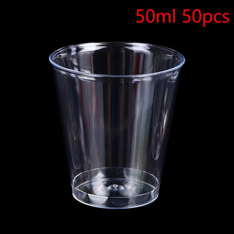 30/36/50 шт. Мини-прозрачные пластиковые рюмки для шотов, стаканчики для желе, пластиковые стаканчики, свадебная вечеринка по случаю дня рождения, кухонные аксессуары