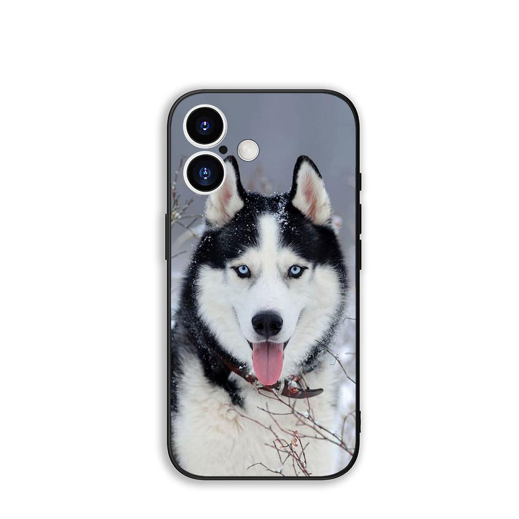 Phone Cover Animal Lovely Husky Dog Casing for Samsung Galaxy S25 S24 S22 S23 FE Ultra Plus A56 A05 A06 A15 A16 A55 S7 Edge Case