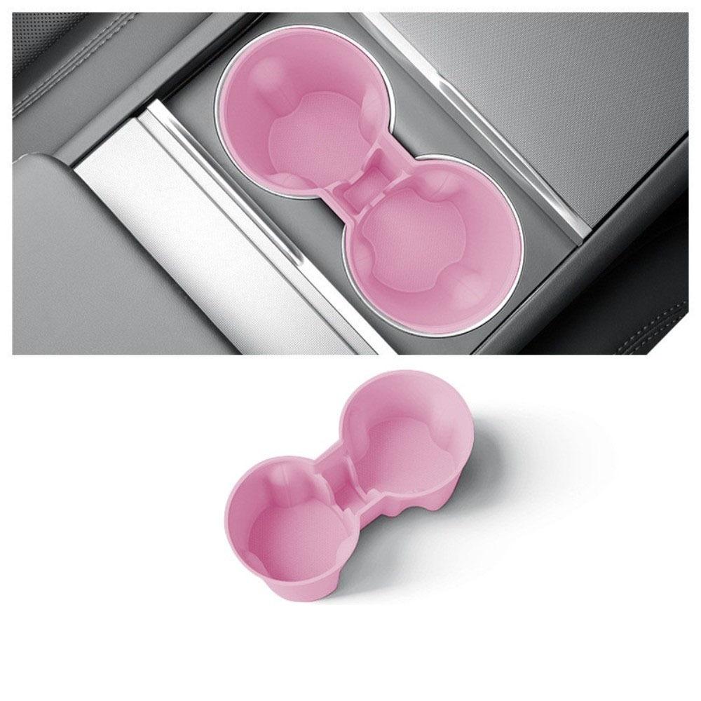 Silicone Beverage Storage Rack Black/gray/white/pink Drink Bottle Holder  Car Interior Accessories