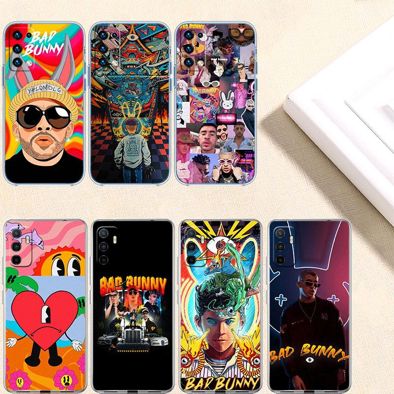 Прозрачный чехол для телефона Bad Bunny для Motorola Moto E22I E22S E22 E32 E40 E7 E7I G Plus Power Play Stylus G22 G14